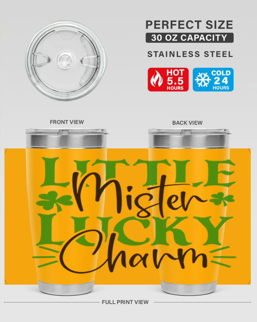 Little Mister Lucky Charm Style 153#- St Patricks Day- Tumbler
