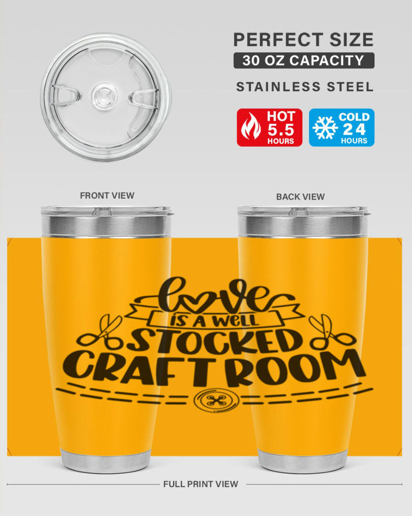 Love Is A Well Stocked 13#- crafting- Tumbler