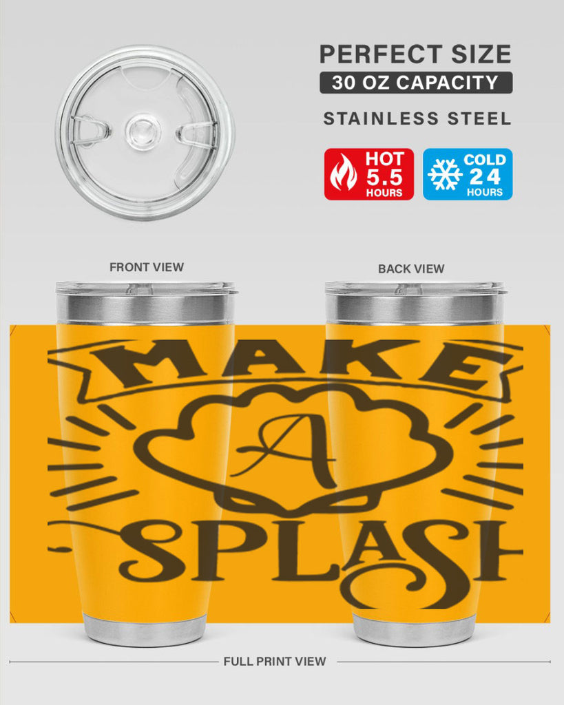 Make a splash 312#- mermaid- Tumbler