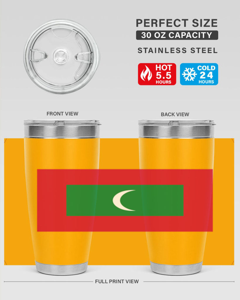 Maldives 93#- world flags- Tumbler