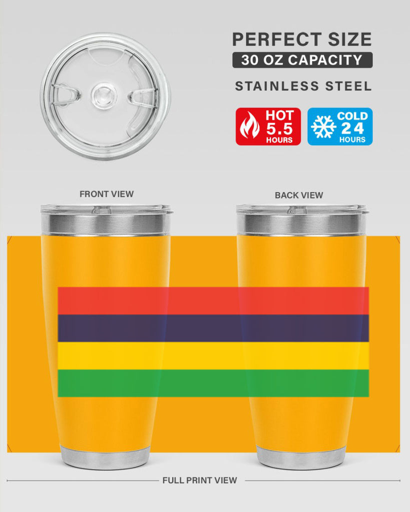 Mauritius 88#- world flags- Tumbler