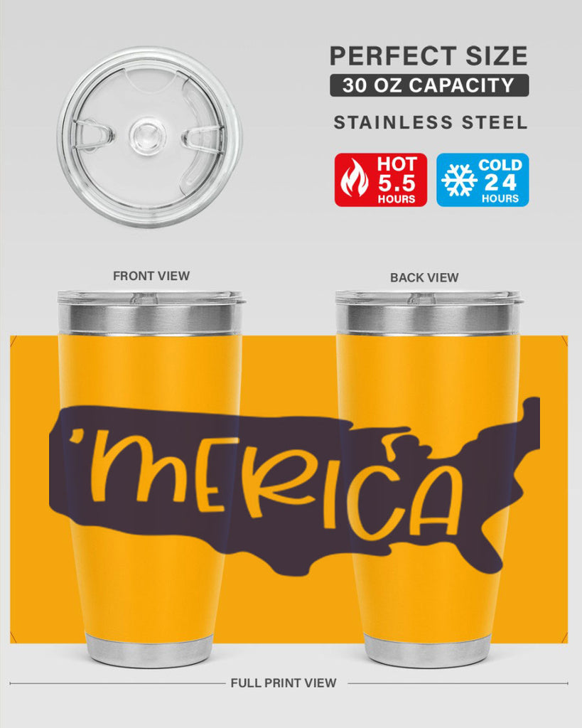 Merica Style 137#- Fourt Of July- Tumbler
