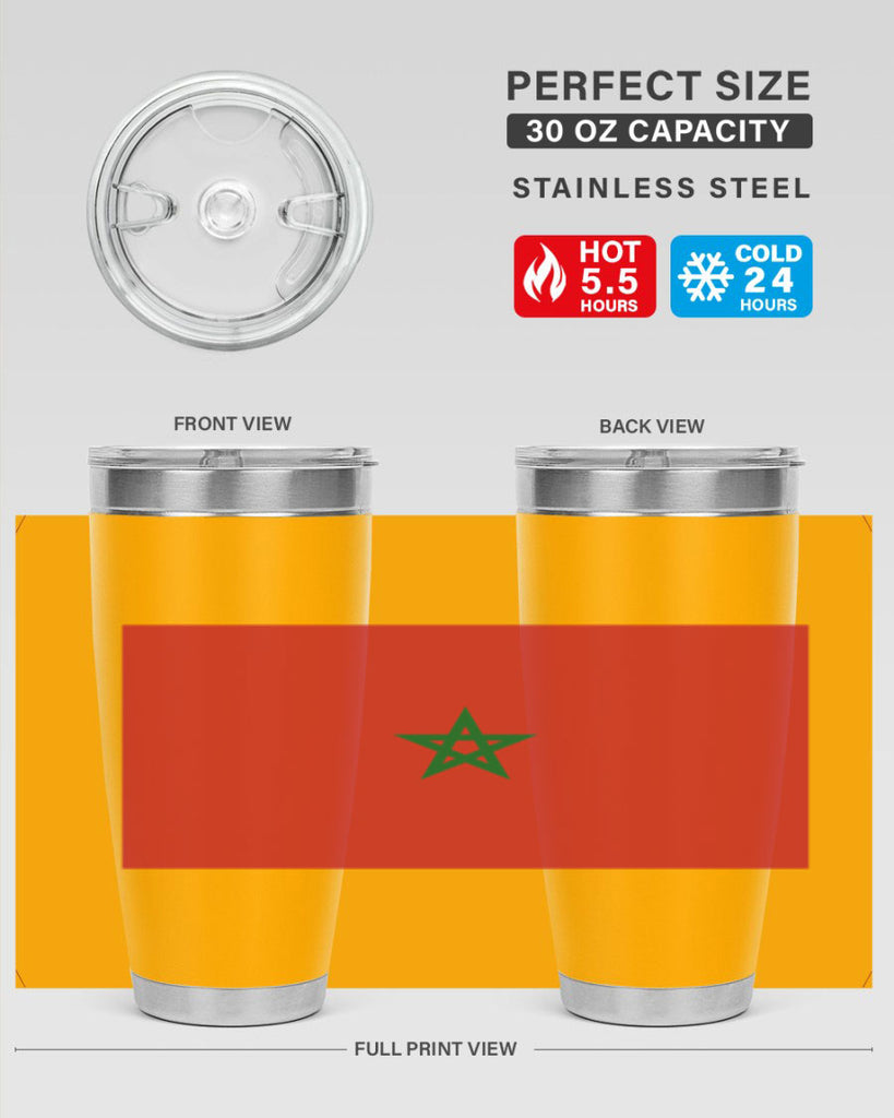 Morocco 81#- world flags- Tumbler