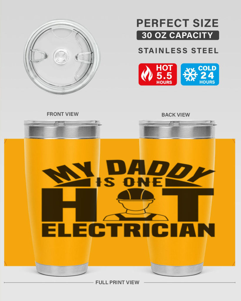 My Daddy Style 24#- electrician- tumbler