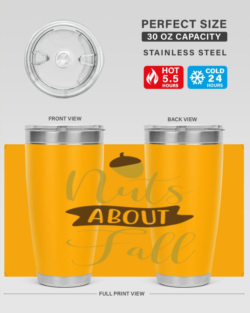 Nuts About Fall 442#- fall- Tumbler