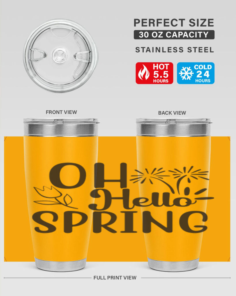 Oh hello spring 358#- spring- Tumbler