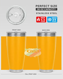 Owl Retro Style Vintage A TurtleRabbit 15#- owl- Tumblers