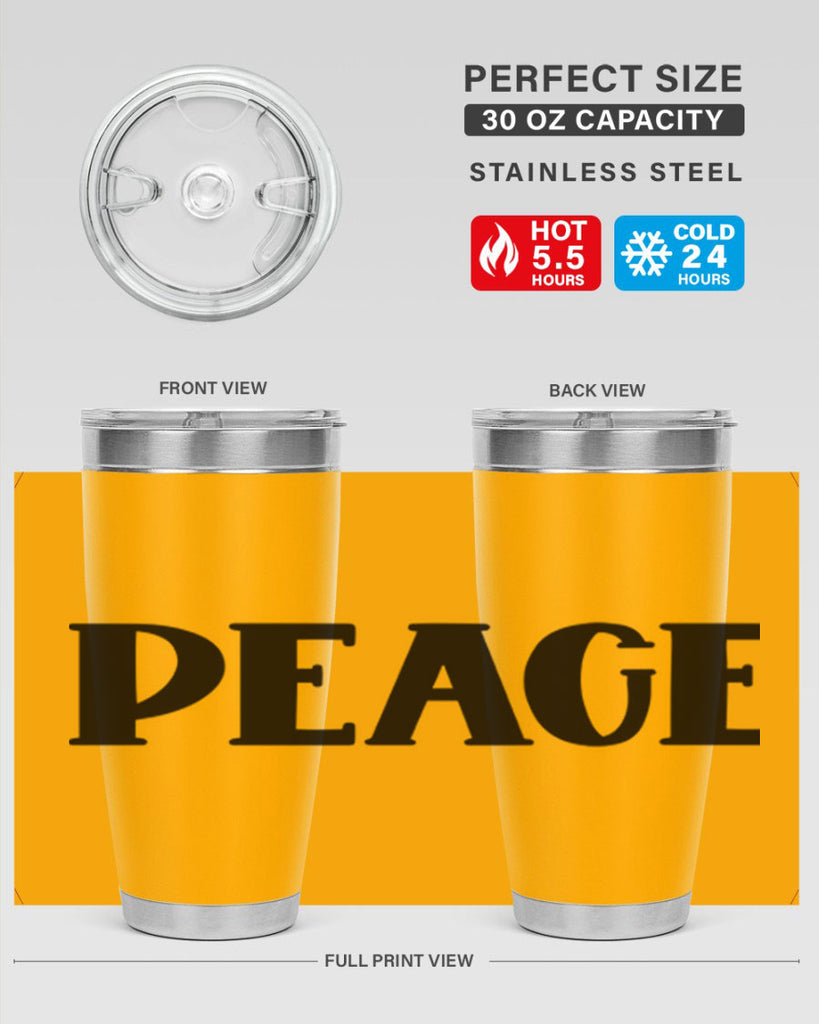 Peace Style 40#- St Patricks Day- Tumbler