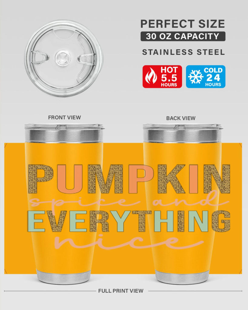 Pumpkin Spice And Everything Nice 533#- fall- Tumbler
