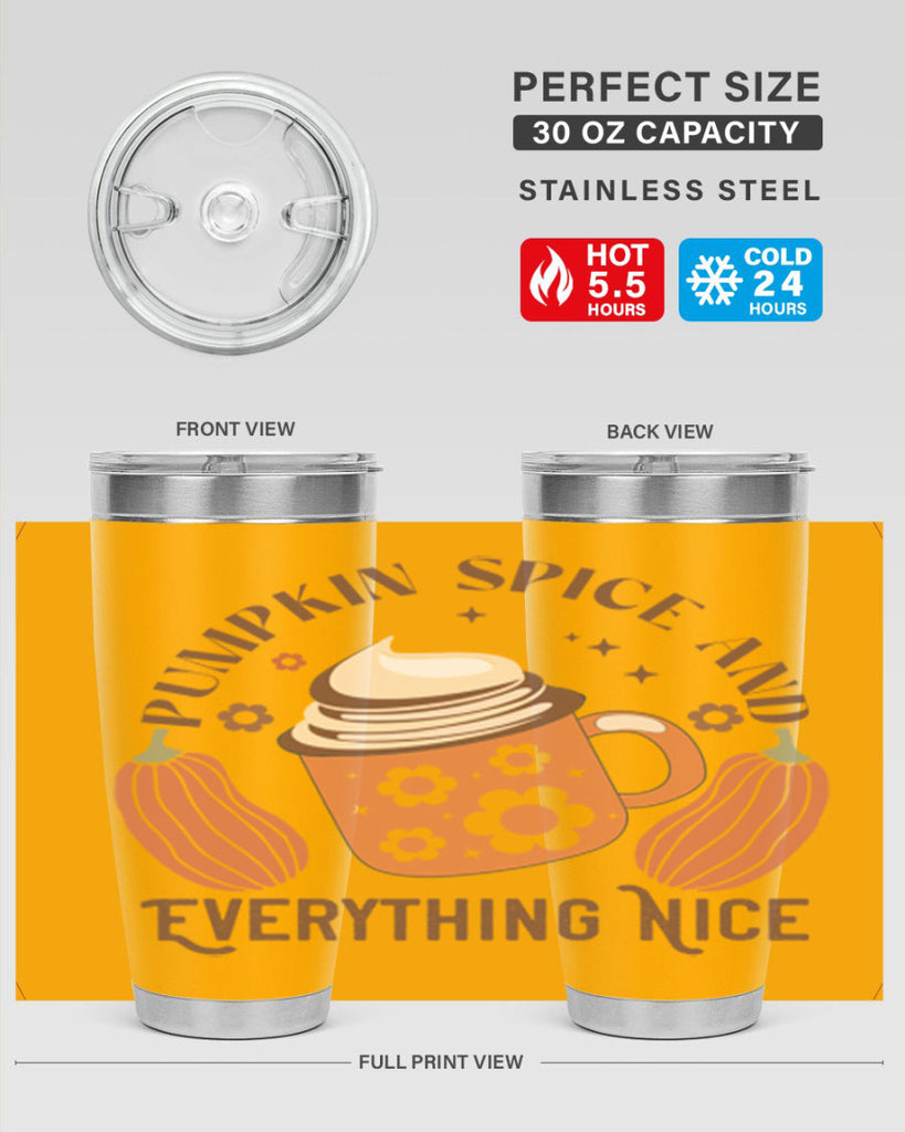 Pumpkin Spice And Everything Nice 539#- fall- Tumbler