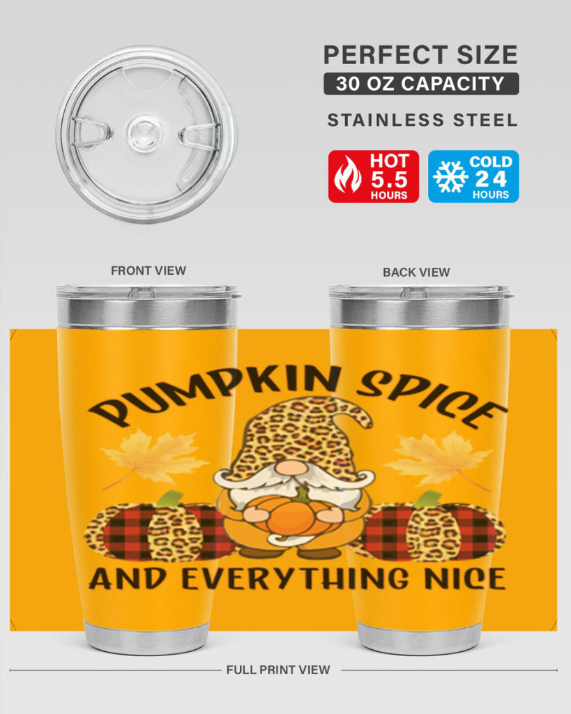 Pumpkin Spice and Everything Nice 534#- fall- Tumbler