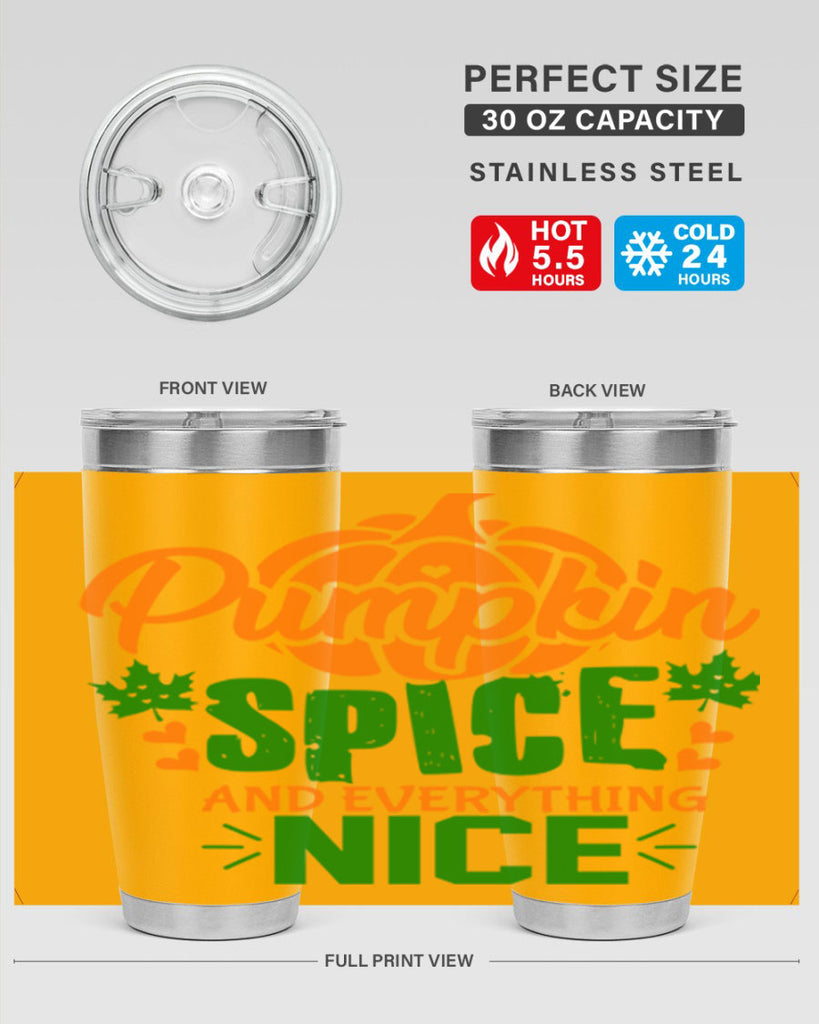 Pumpkin Spice and Everything Nice 538#- fall- Tumbler