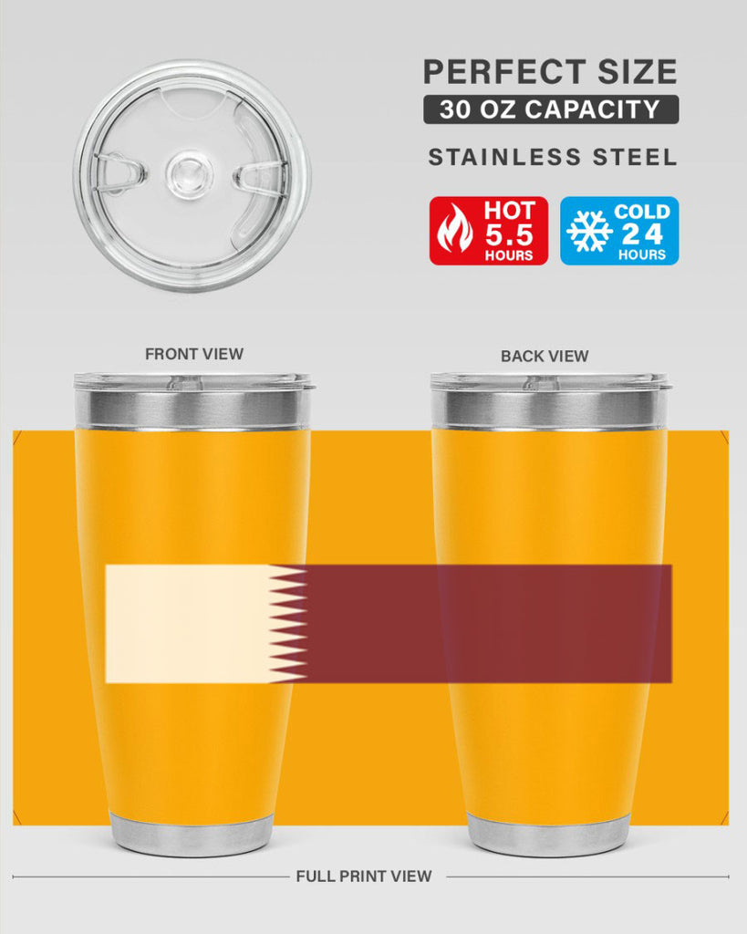 Qatar 56#- world flags- Tumbler