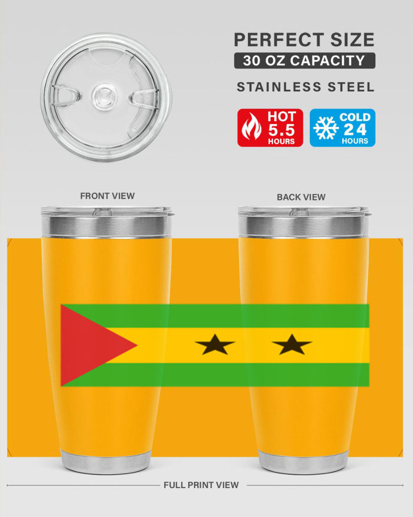 Sao Tome and Principe 47#- world flags- Tumbler