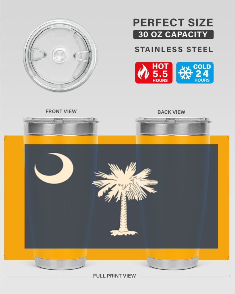 South Carolina 12#- Us Flags- Tumbler