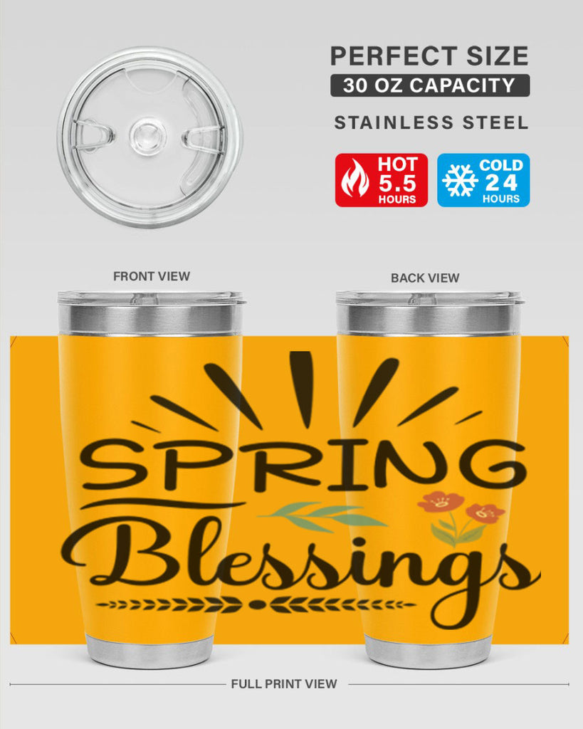 Spring Blessings  482#- spring- Tumbler