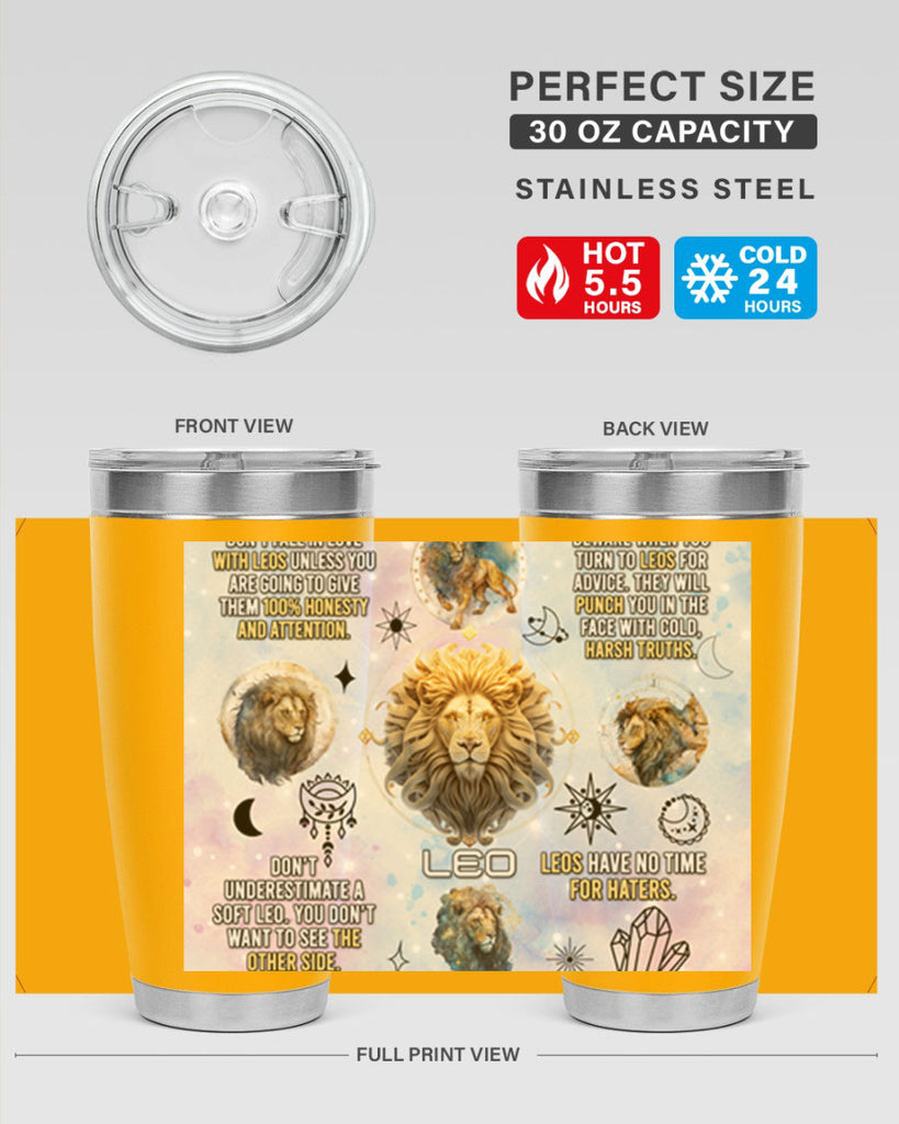 StraightLeo 473#- zodiac- Tumbler