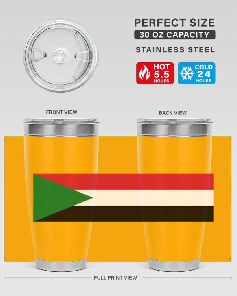 Sudan 31#- world flags- Tumbler
