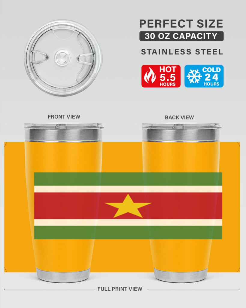 Suriname 30#- world flags- Tumbler