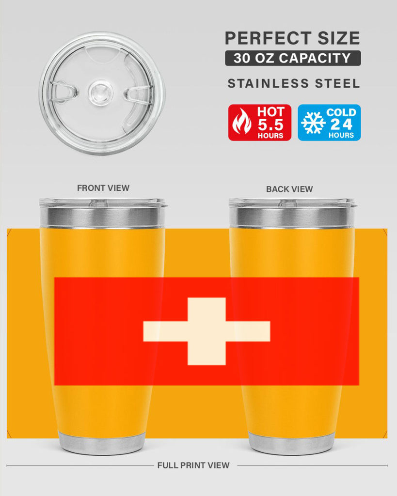 Switzerland 28#- world flags- Tumbler