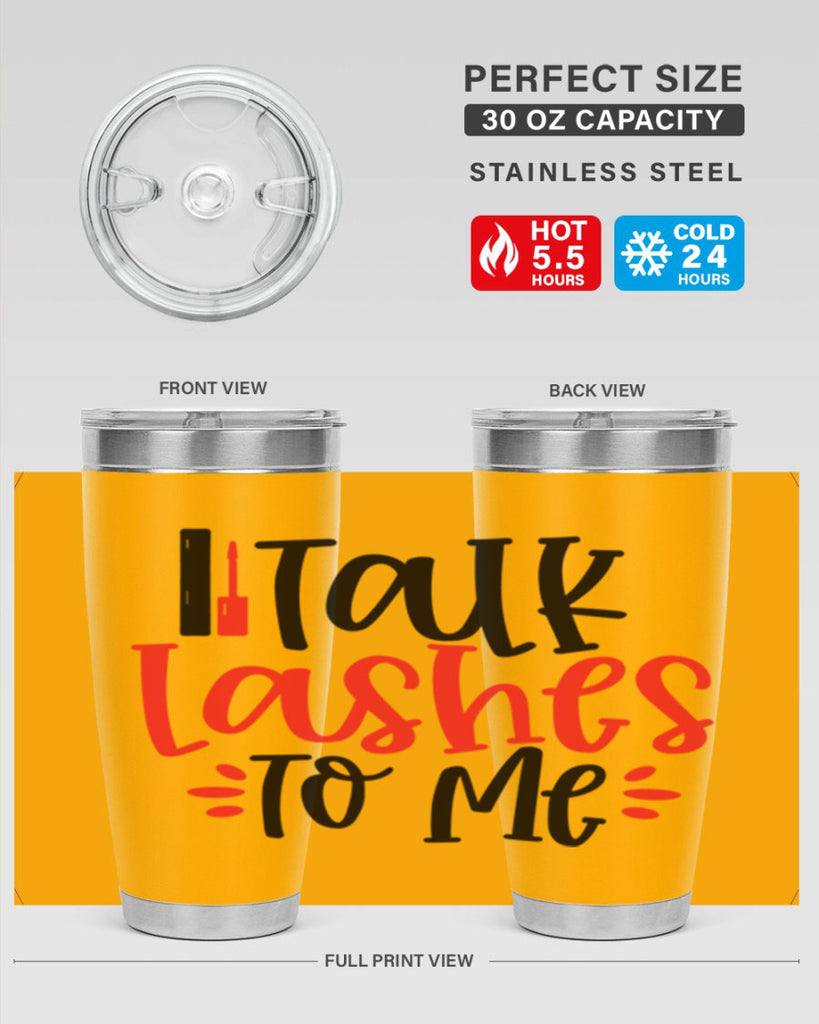 Talk Lashes To Me Style 219#- make up- Tumbler
