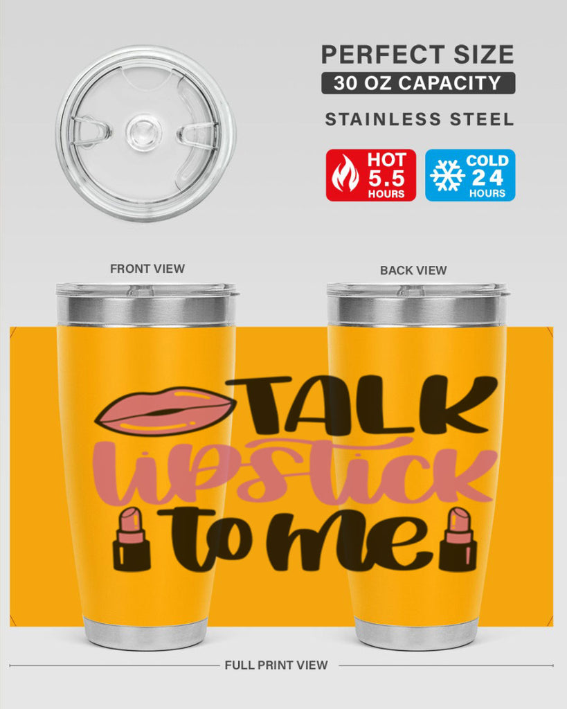 Talk Lipstick To Me Style 15#- make up- Tumbler