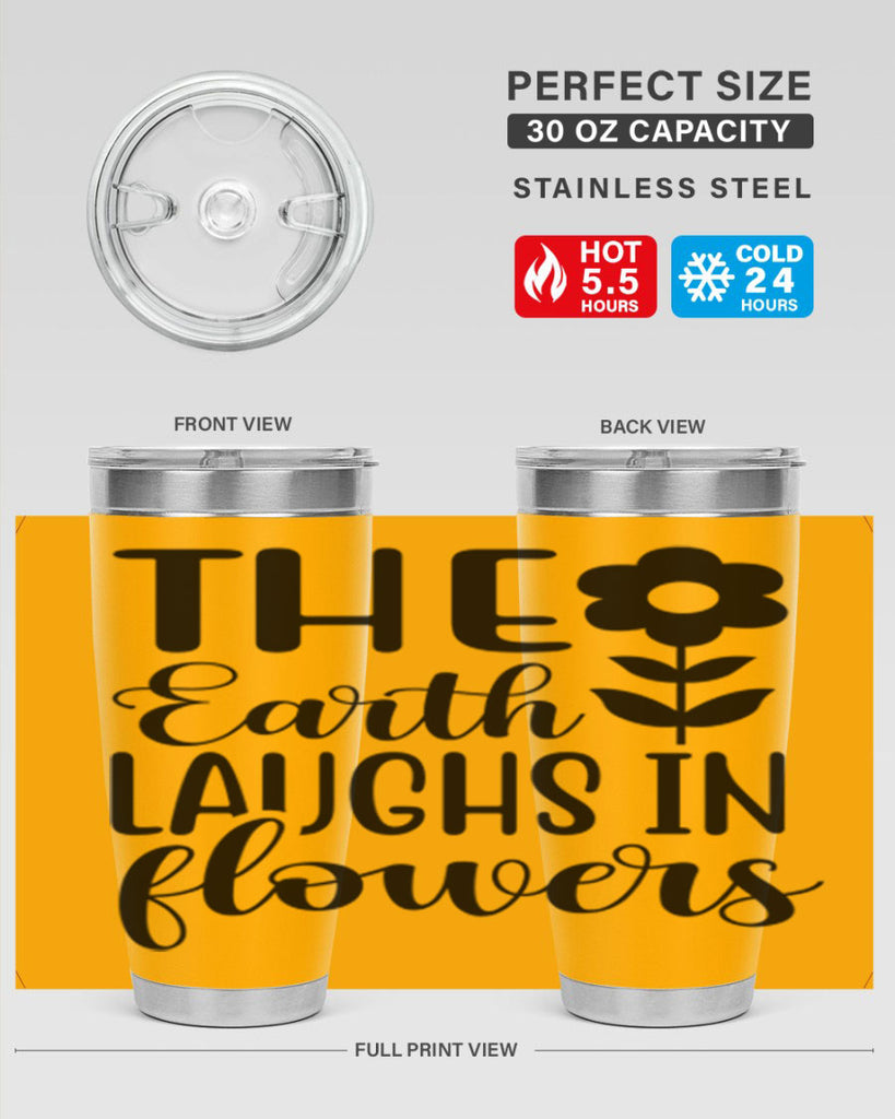 The earth laughs in flowers 548#- spring- Tumbler