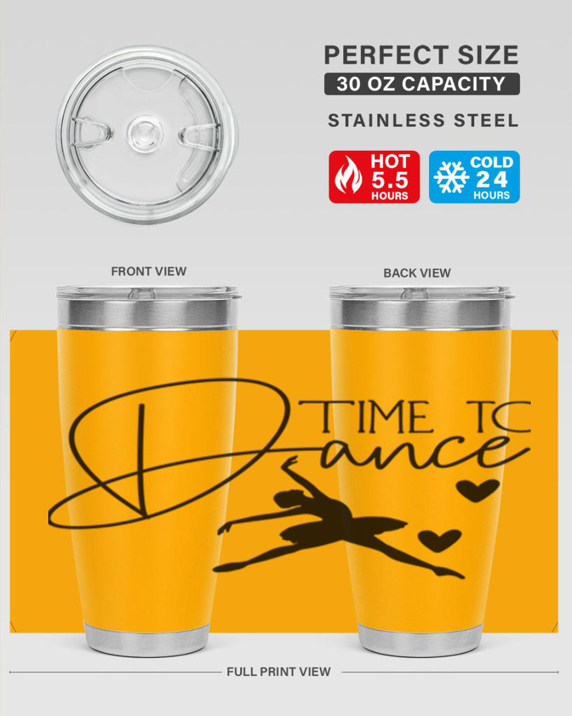 Time to Dance 85#- ballet- Tumbler