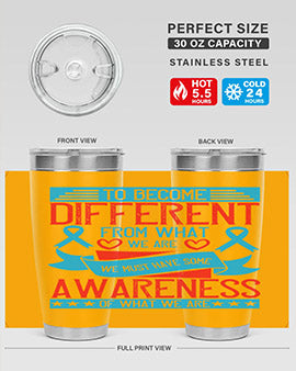 To become different from what we are we must have some awareness of what we are Style 11#- self awareness- Tumbler