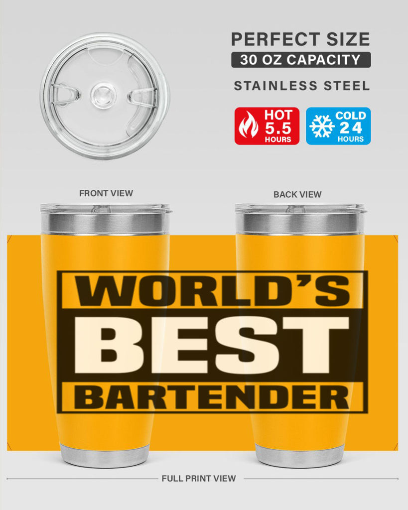 Worlds best Style 8#- bartender- tumbler