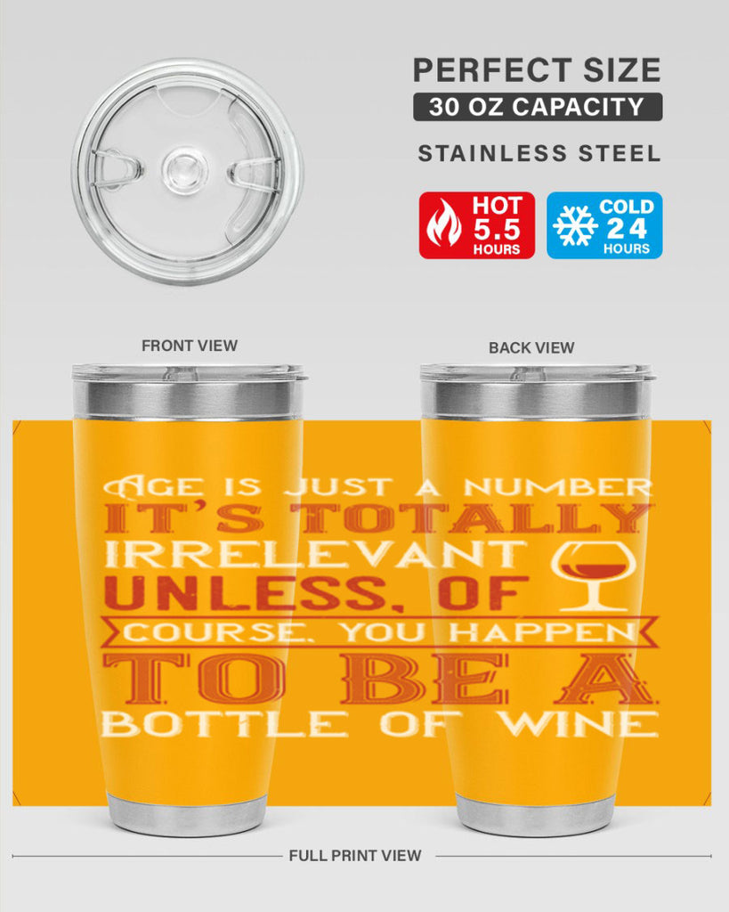 age is just a number its totaly 92#- wine- Tumbler