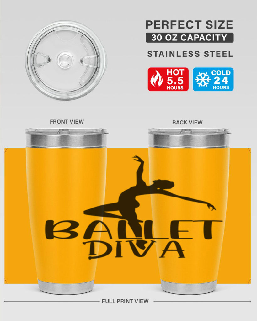 ballet diva6#- ballet- Tumbler