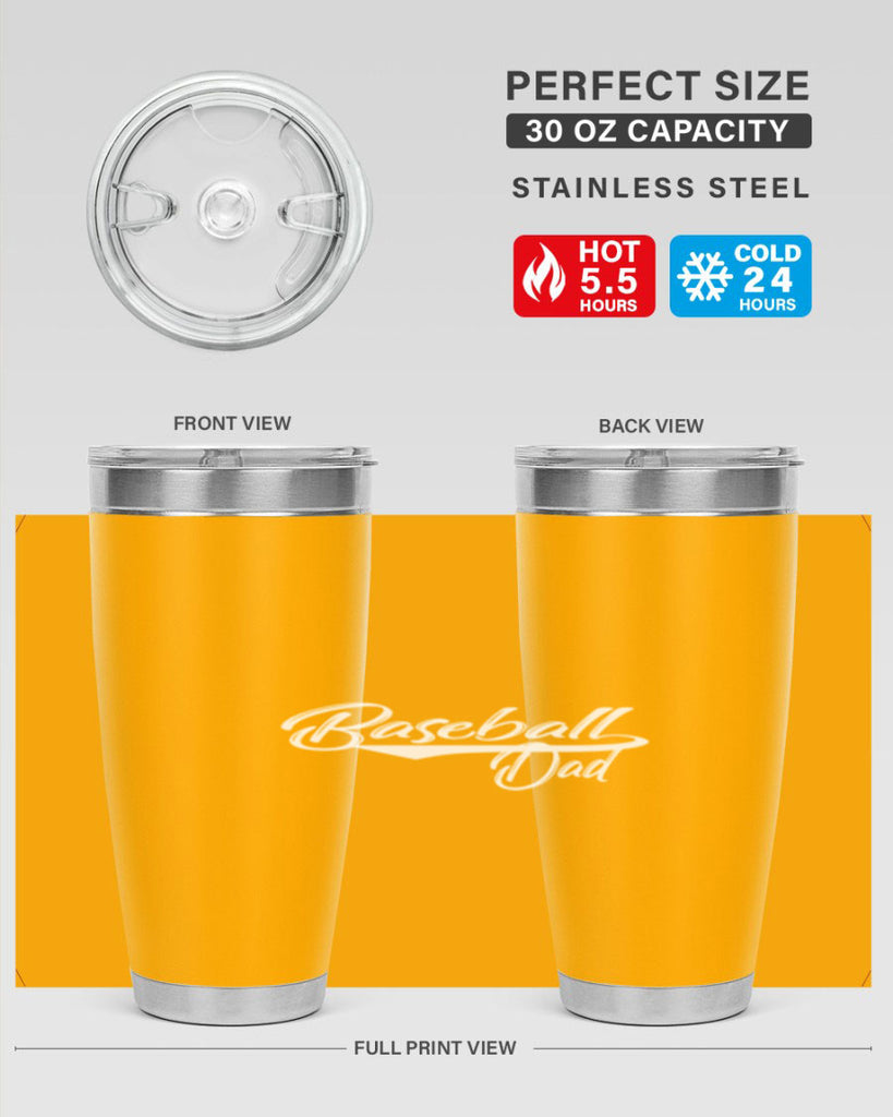 baseball dadk 49#- dad- Tumbler