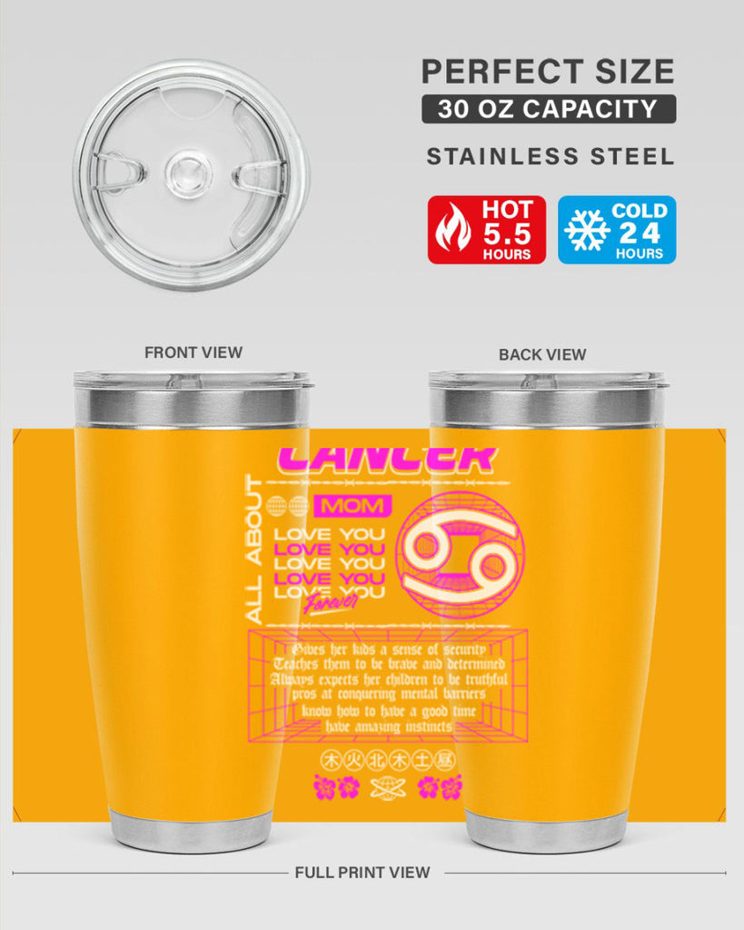 cancer 176#- zodiac- Tumbler