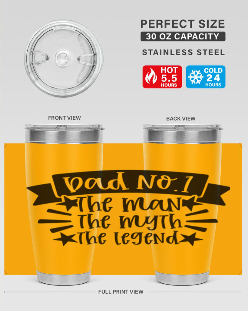 dad no the man the myth the legend 62#- fathers day- Tumbler