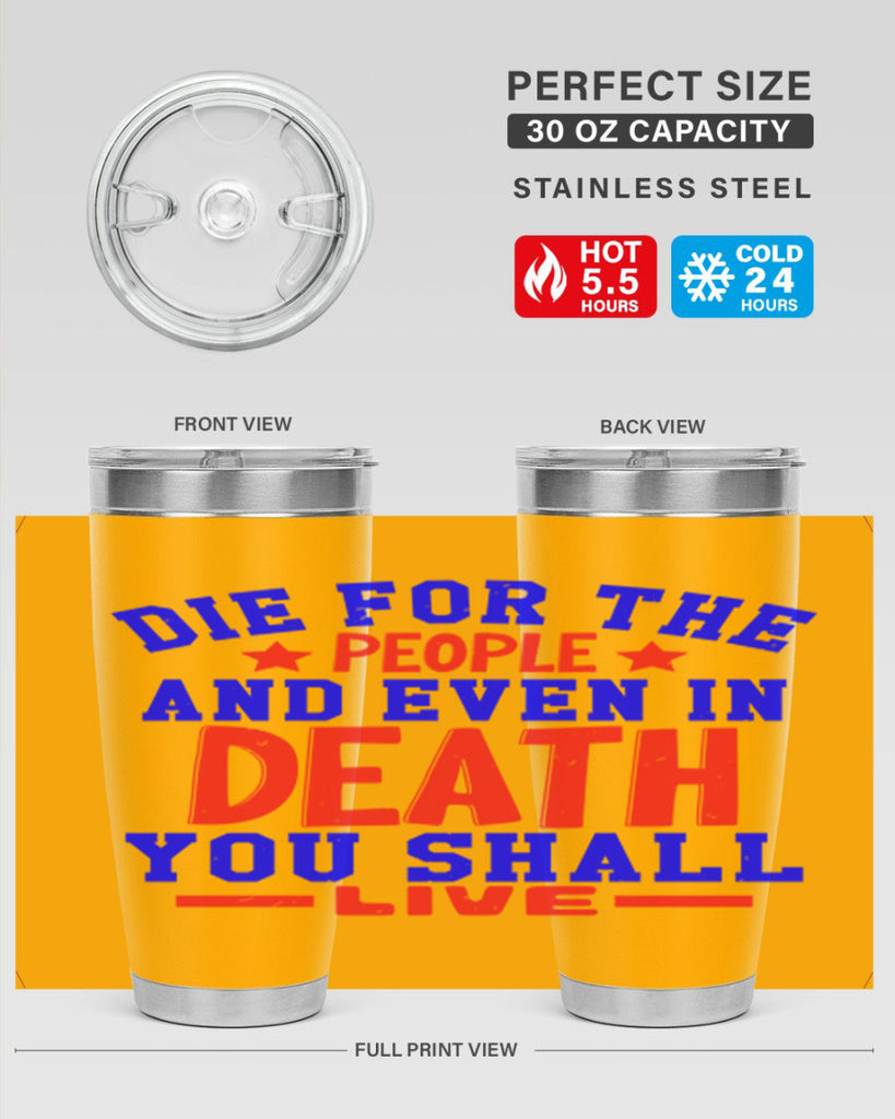 die for the people Style 77#- Fourt Of July- Tumbler