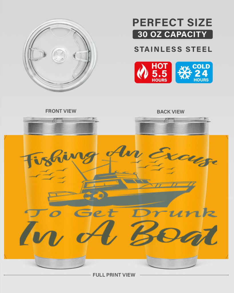 fishing an excuse 152#- fishing- Tumbler