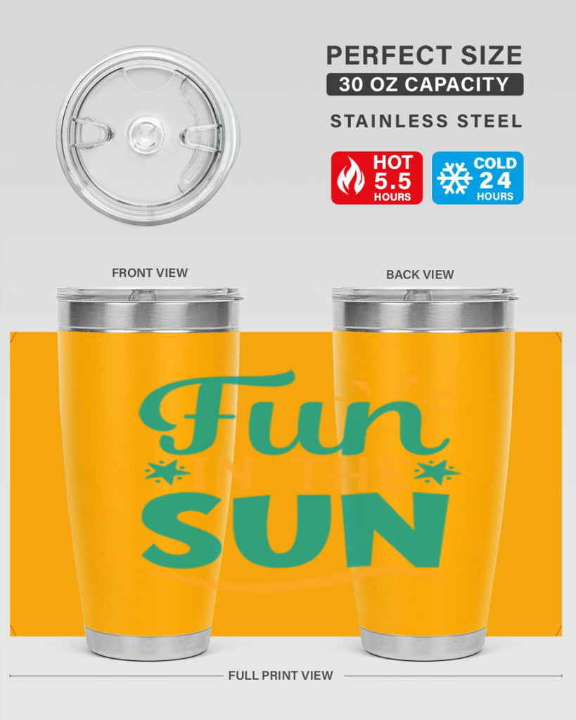 fun in the sun Style 103#- summer- Tumbler
