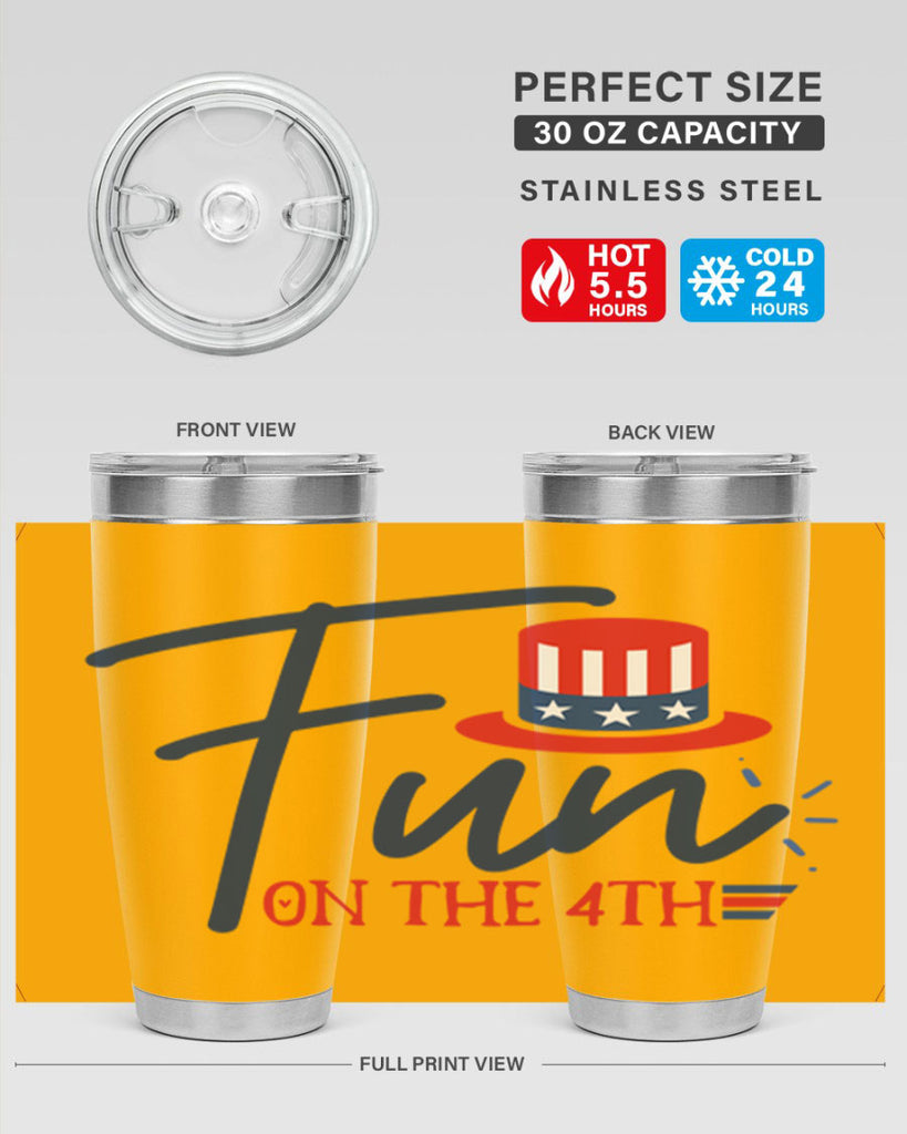 fun on the th Style 18#- Fourt Of July- Tumbler