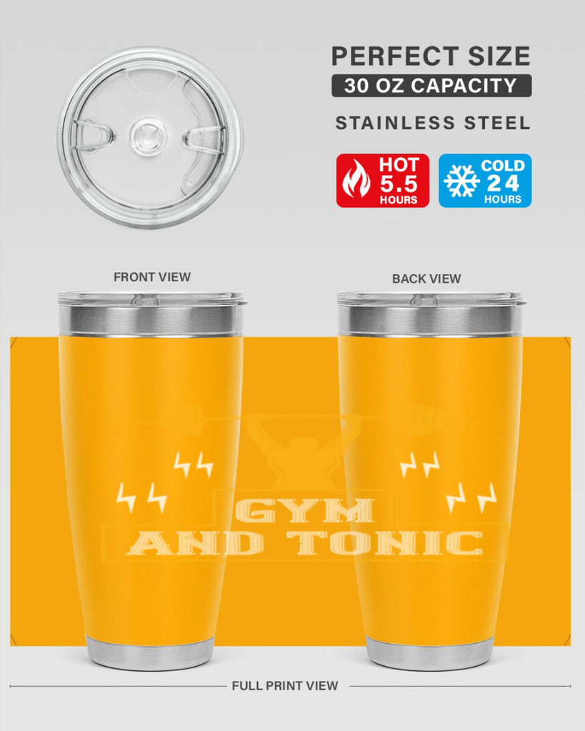 gym and tonic 100#- gym- Tumbler
