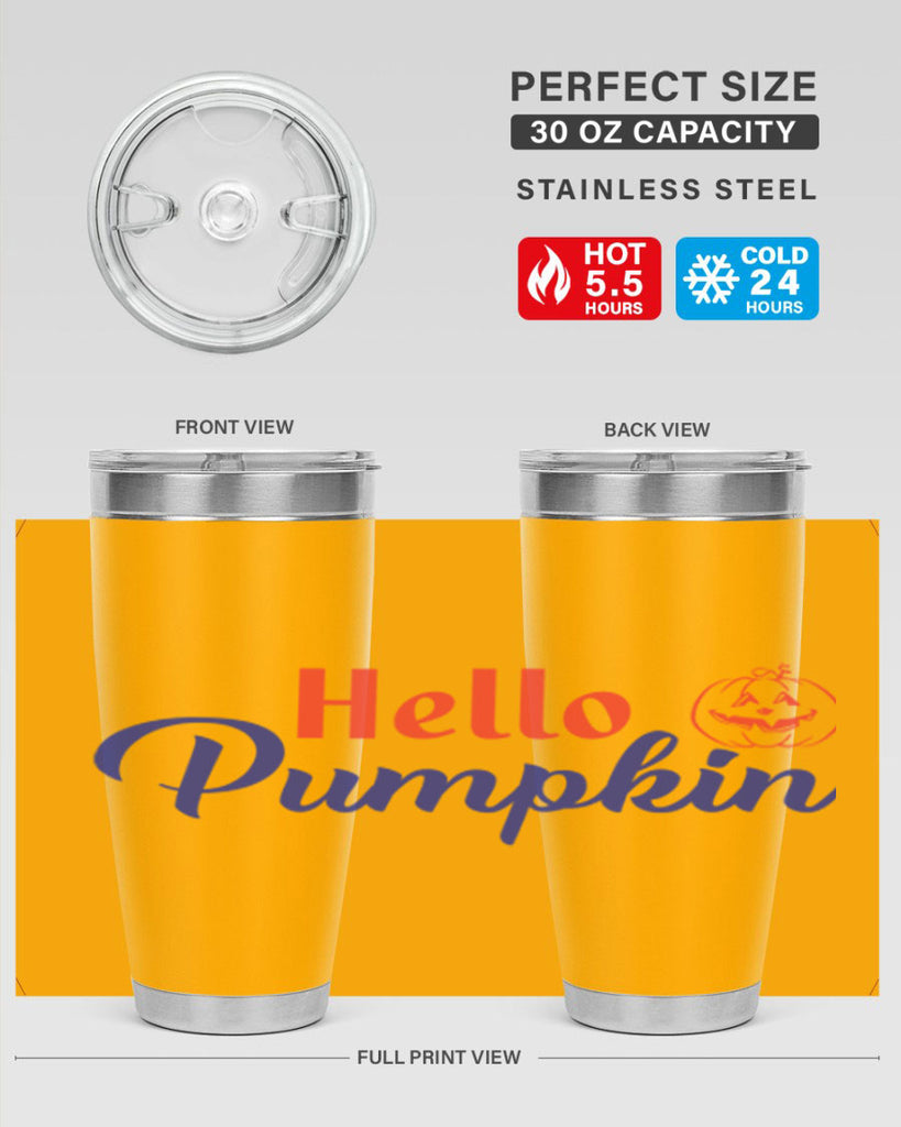 hello pumpkin 288#- fall- Tumbler