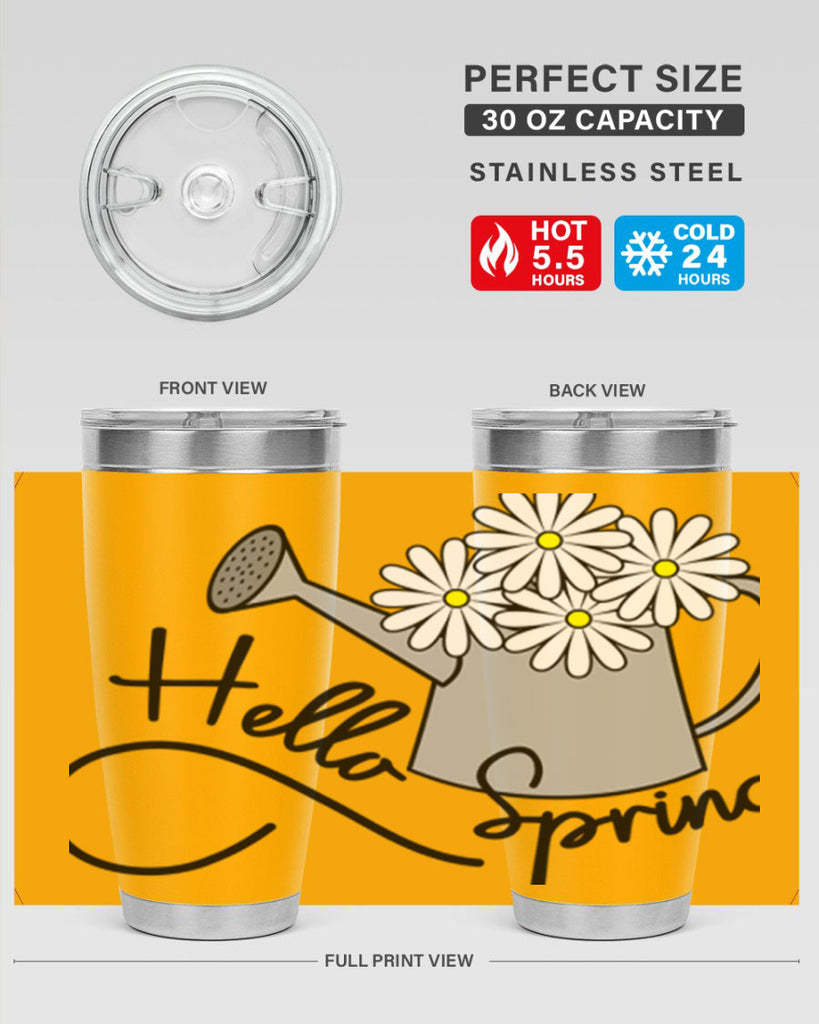 hello spring watering can208#- spring- Tumbler