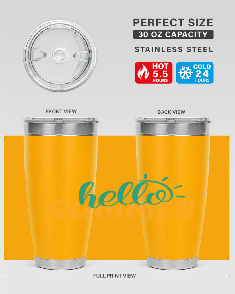 hello summer Style 97#- summer- Tumbler