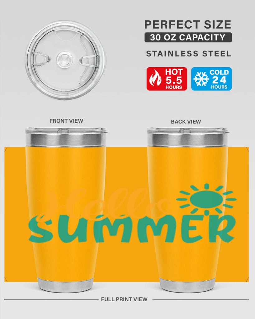 hello summer Style 98#- summer- Tumbler