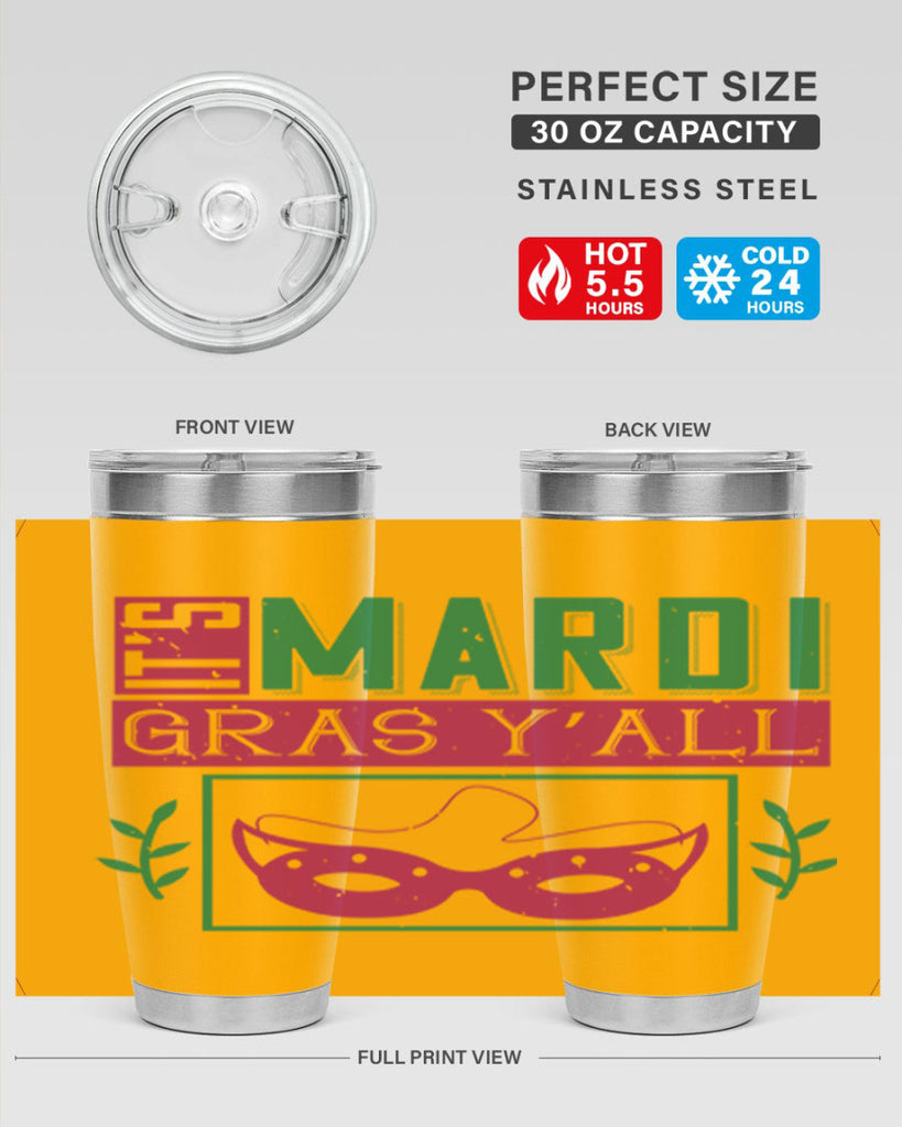 it’s mardi gras y’all 60#- mardi gras- Tumbler