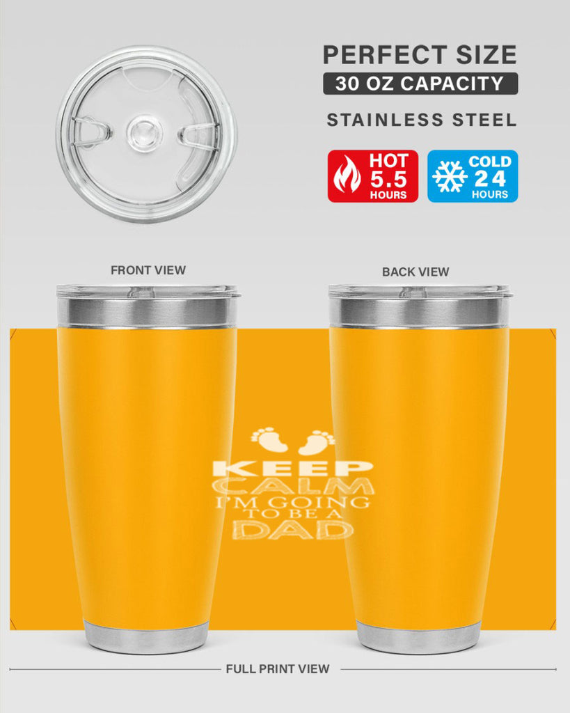 keep clam i am going to be a dad 2#- dad- Tumbler