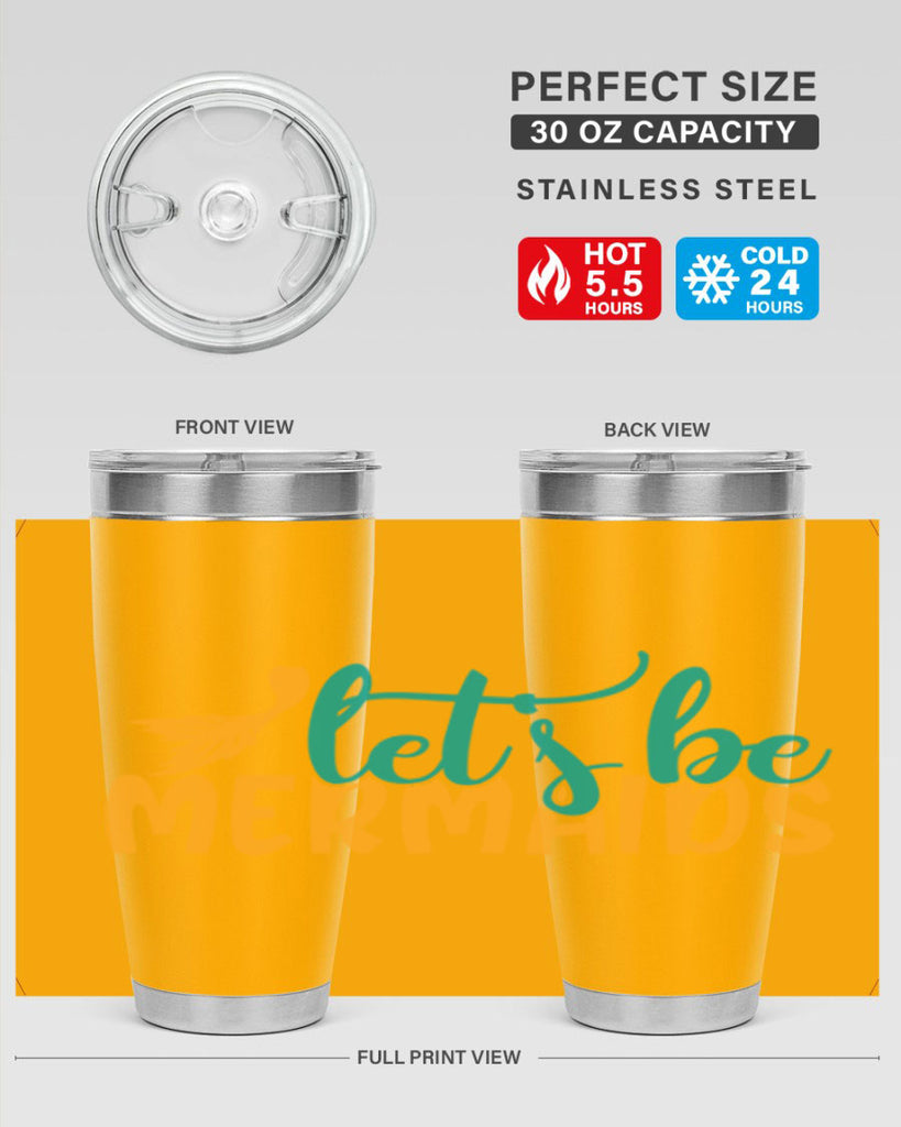 lets be mermaids Style 94#- summer- Tumbler