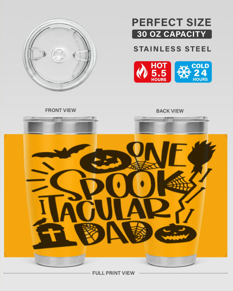 one spooktacular dad 37#- halloween- Tumbler