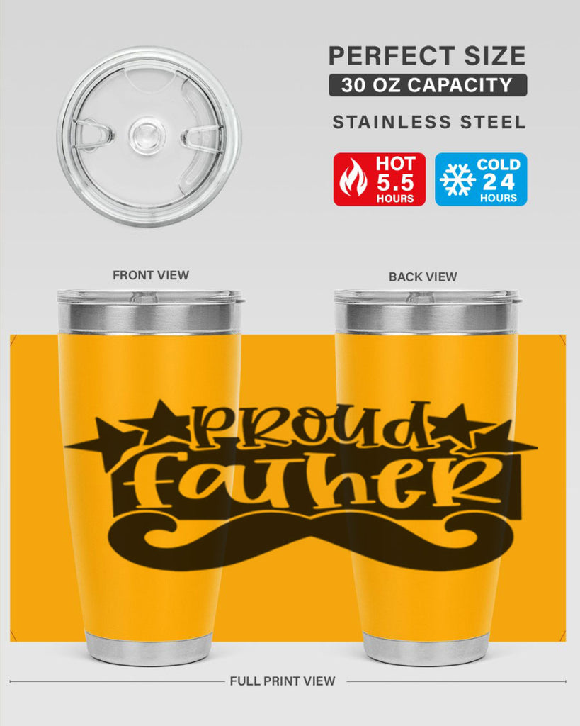 proud father 21#- fathers day- Tumbler