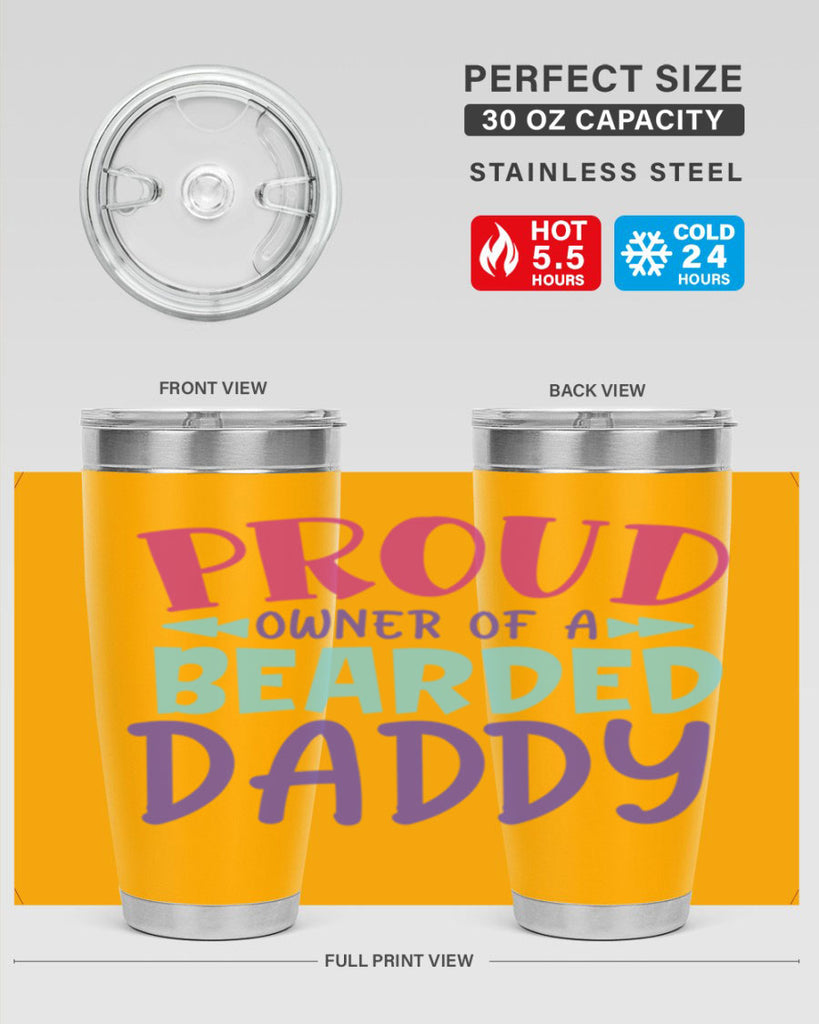 proud owner of a bearded daddy Style 202#- baby- tumbler